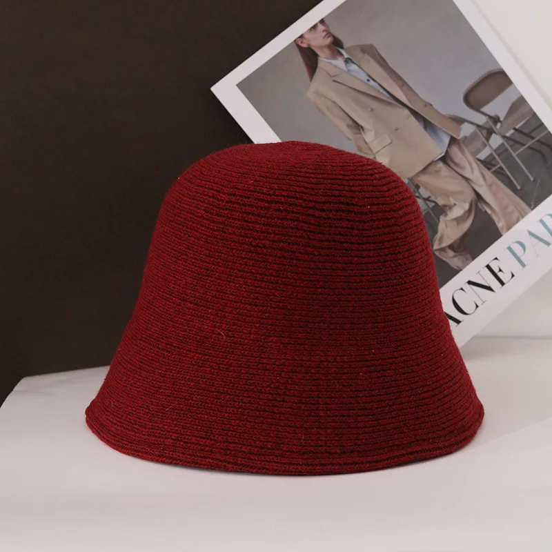 Wool Bucket Hat-Paohong