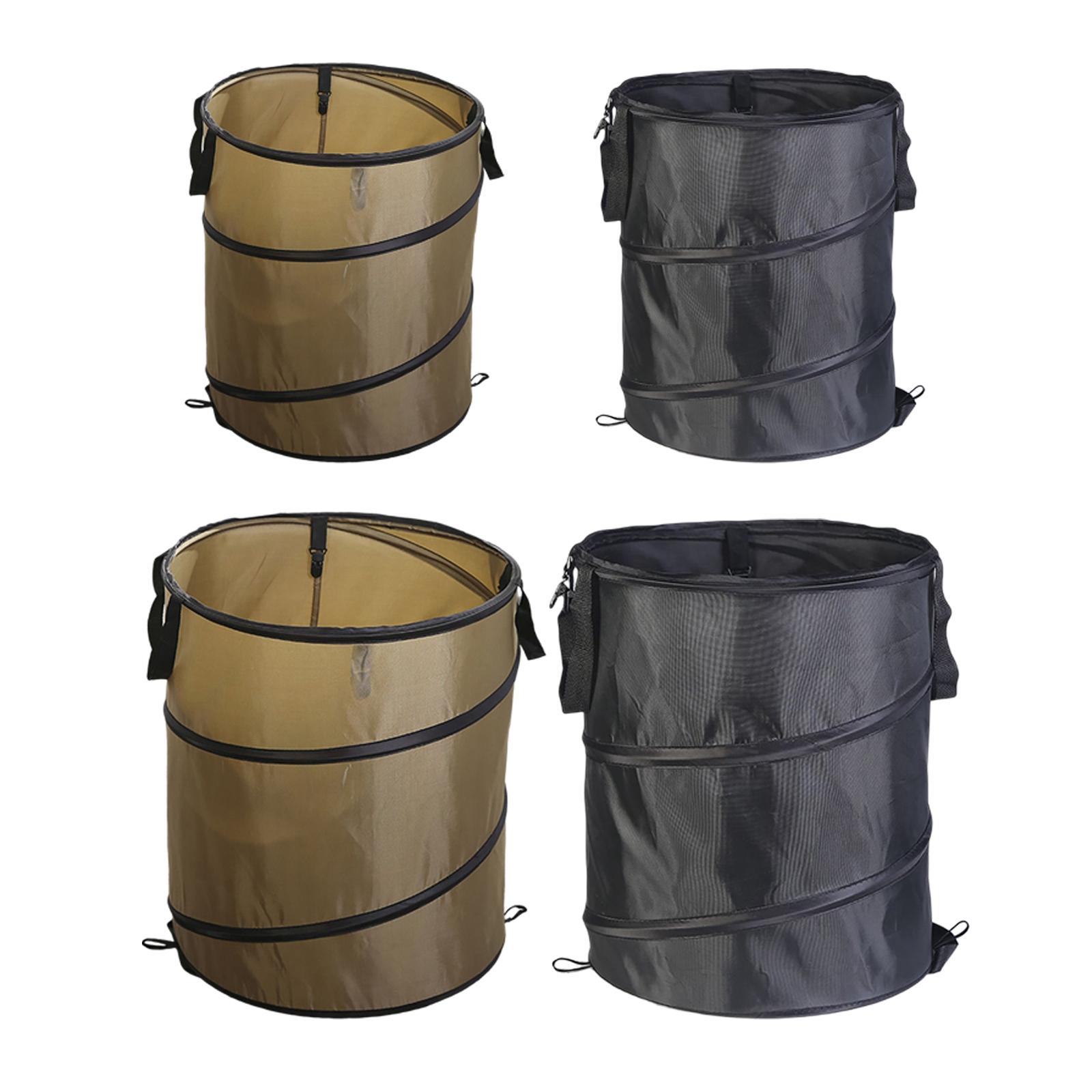 Trash Bin, Retractable, Recycle Convenient Durable Oxford Waterproof Trash  Outdoor Activities Garden Garden Leaves 