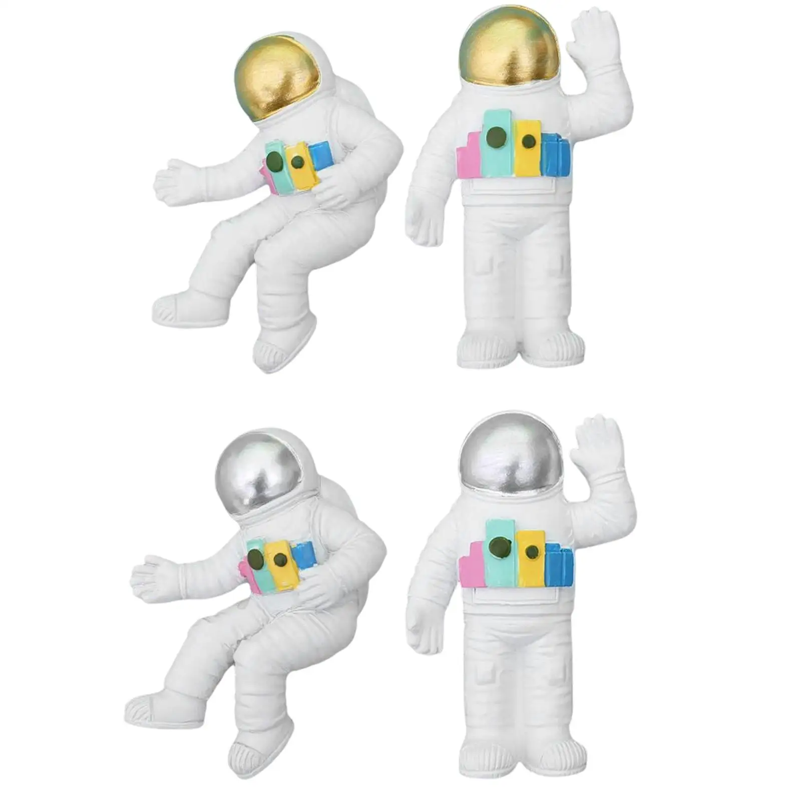 Cute Fridge Magnets Waving Astronaut Astronaut Adroable Decor Office Magnets Decorative Refrigerator Stickers for Kitchen