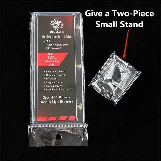 Mini Easel Stands Acrylic Stand for Card Holders Display Stands Card Sleeve  Protector Bricks Collector Trading