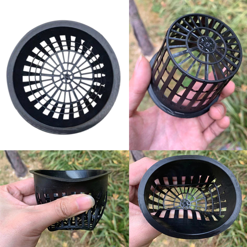 Description Picture 3 of item10Pcs Hydroponics Cups Plastic Net Cups PotsOrchids Hydroponic Containers Basket Slotted Mesh Pot