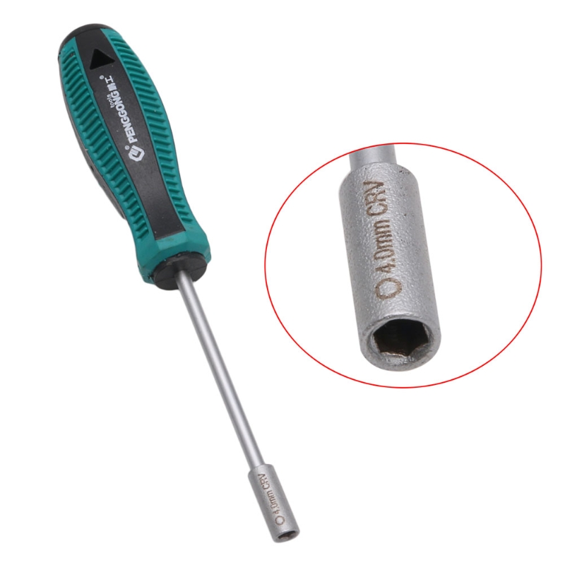 Description Picture 4 of itemMetal Socket Driver Wrench Screwdriver Hex Nut for KEY Nutdriver Hand Tool 5.5mm