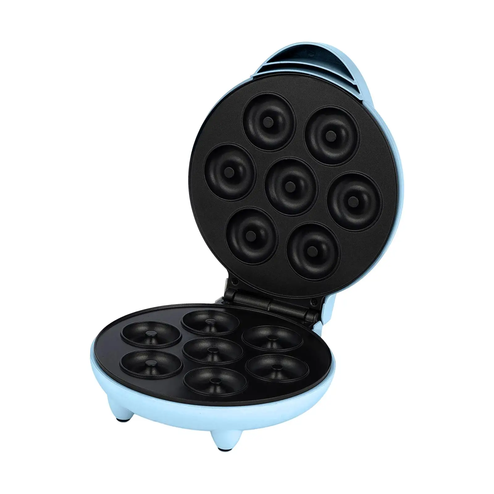 Mini Donut Maker Waffle Maker Makes 7 Doughnuts Doughnut Machine Pancake Machine for Bakery Coffee Shop Household Desserts Snack