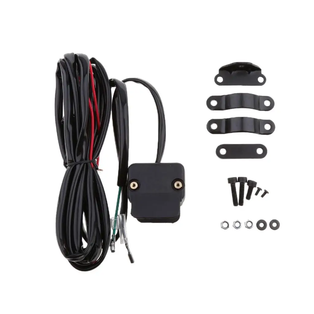 Winch Rocker Switch Handlebar Control Line  Accs Replace for ATV/UTV Replace Accessories