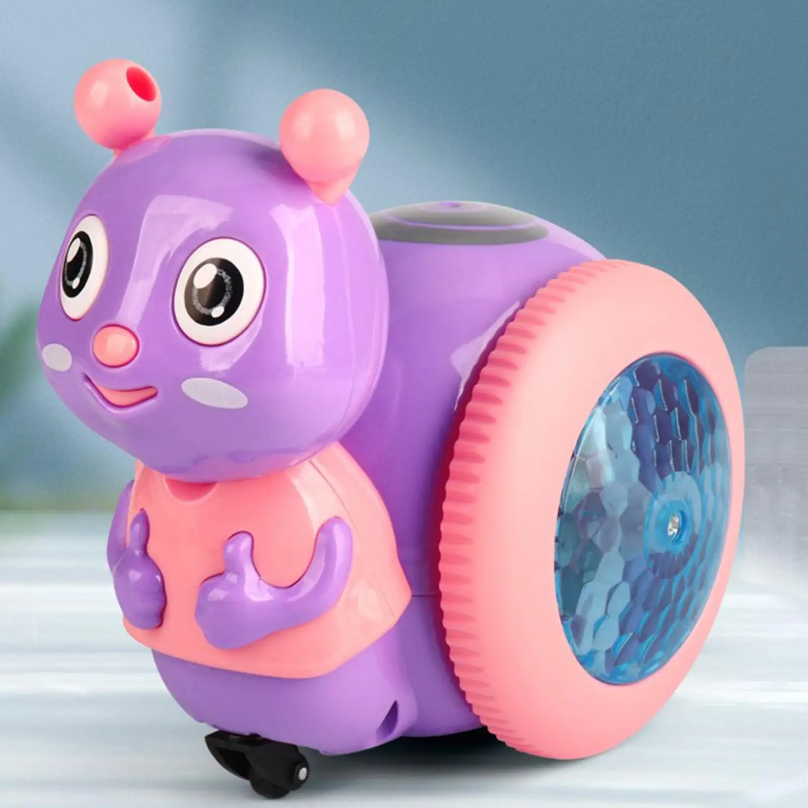 Electronic Pet Snail Toy with Walking with Music & Light for Birthday Gift