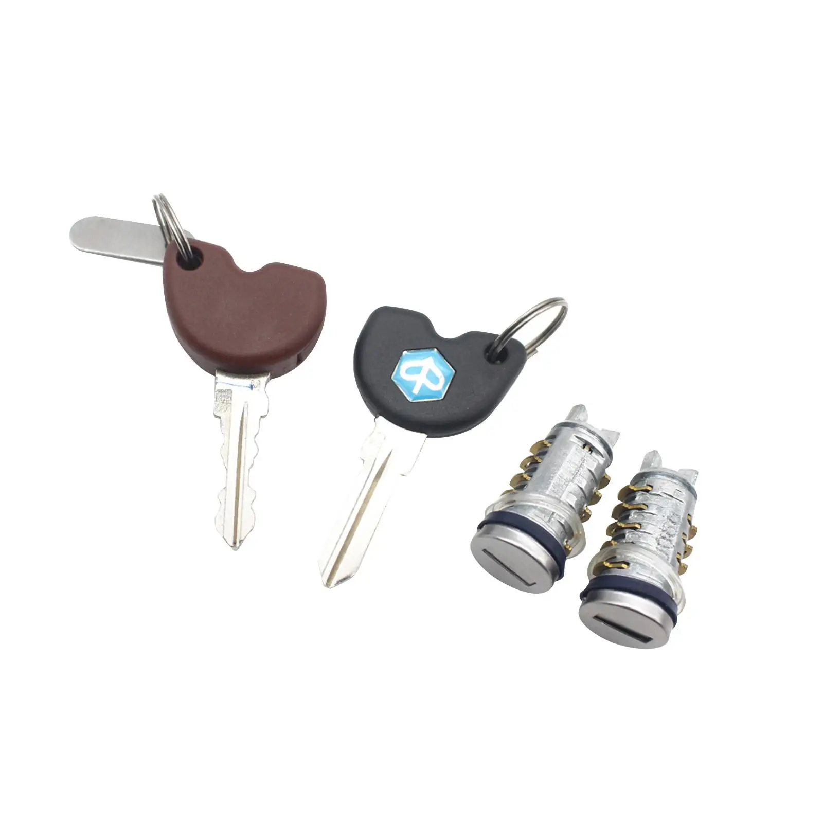 2Pcs Cylinder Key Lock Set Parts Replacement for Zapm28800 GTS LX 125 250 300