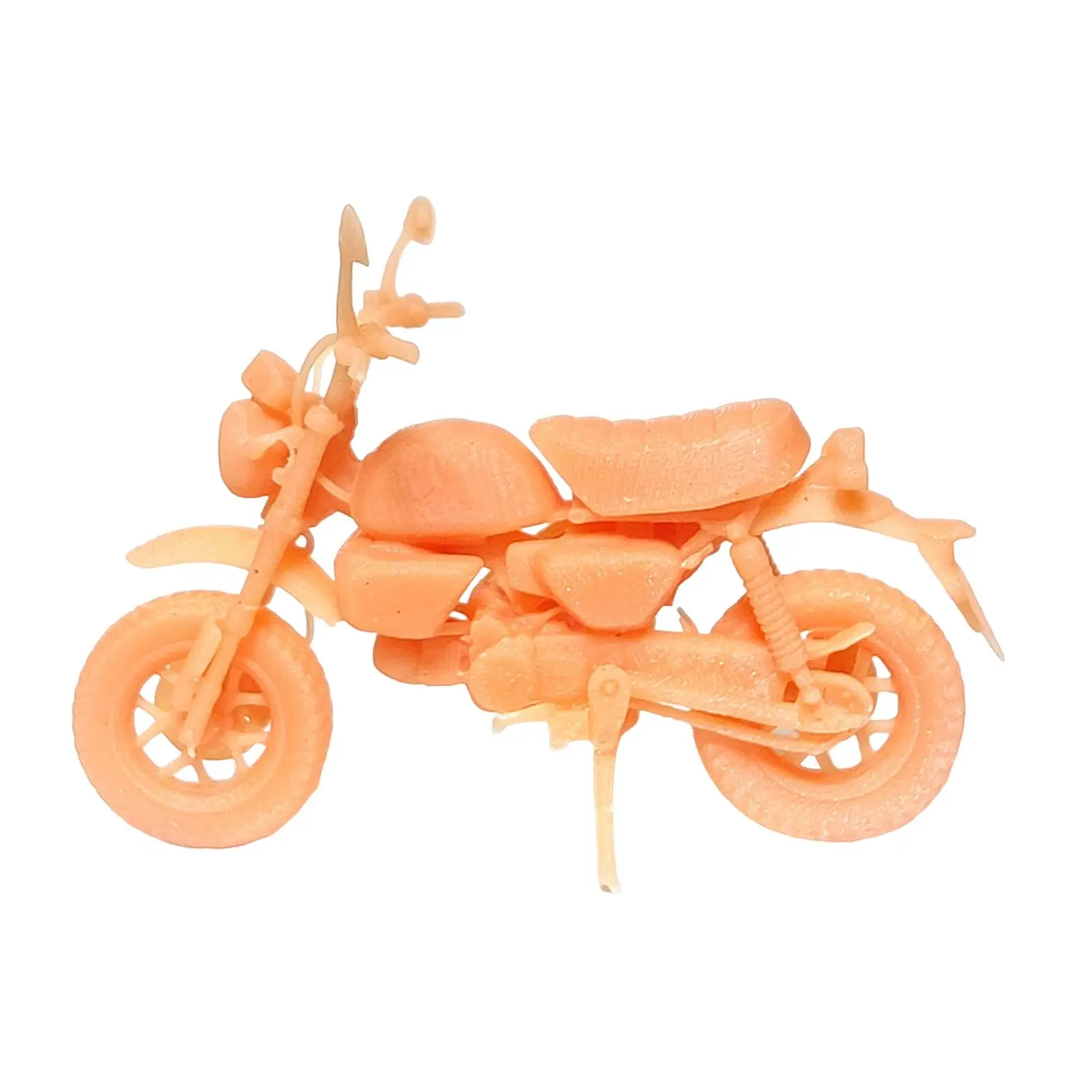 Resin 1:64 Motorcycle Model Mini Motorcycle Tiny Motorcycle for Miniature Scenes DIY Projects Layout Decoration Ornament