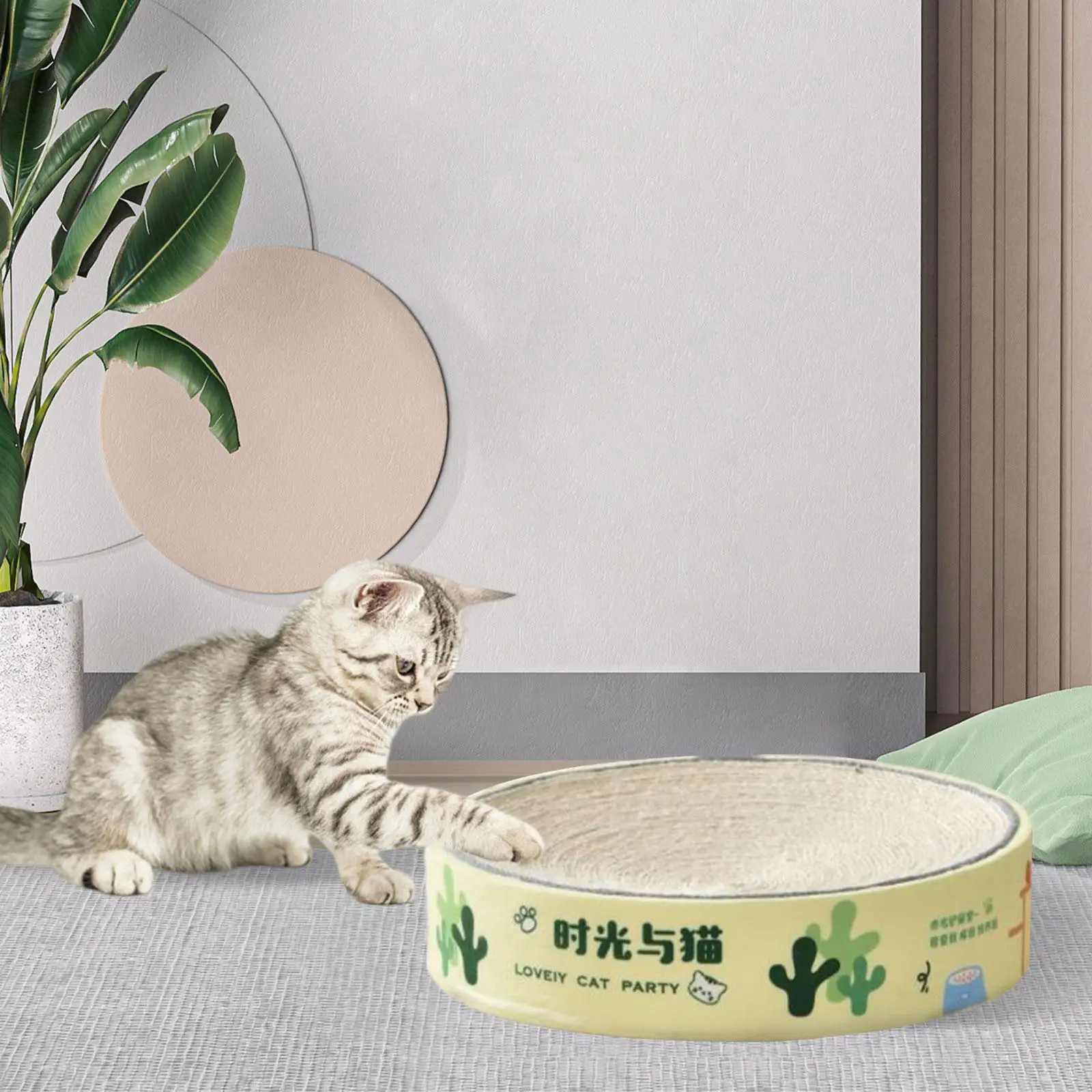 Cats Scratcher Board Bowl Scratching Lounge Bed Furniture Protector Small Medium Large Cat House 40x10cm Couch Training 