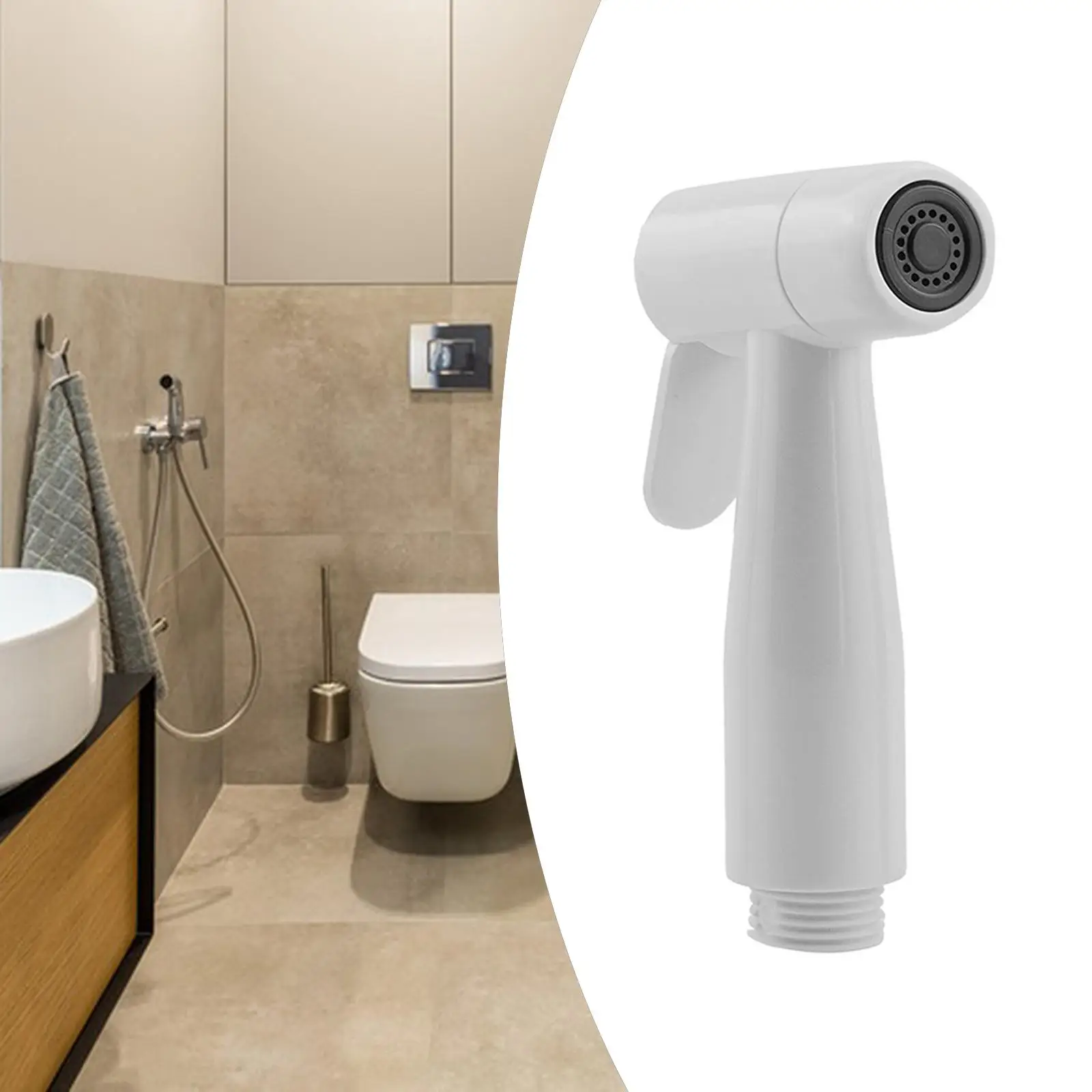 Bidet Toilet Sprayer Head Portable Pet Shower Toilet Water Sprayer for Floor Cleaning Pet Shower Toilet Flushing Car Washing