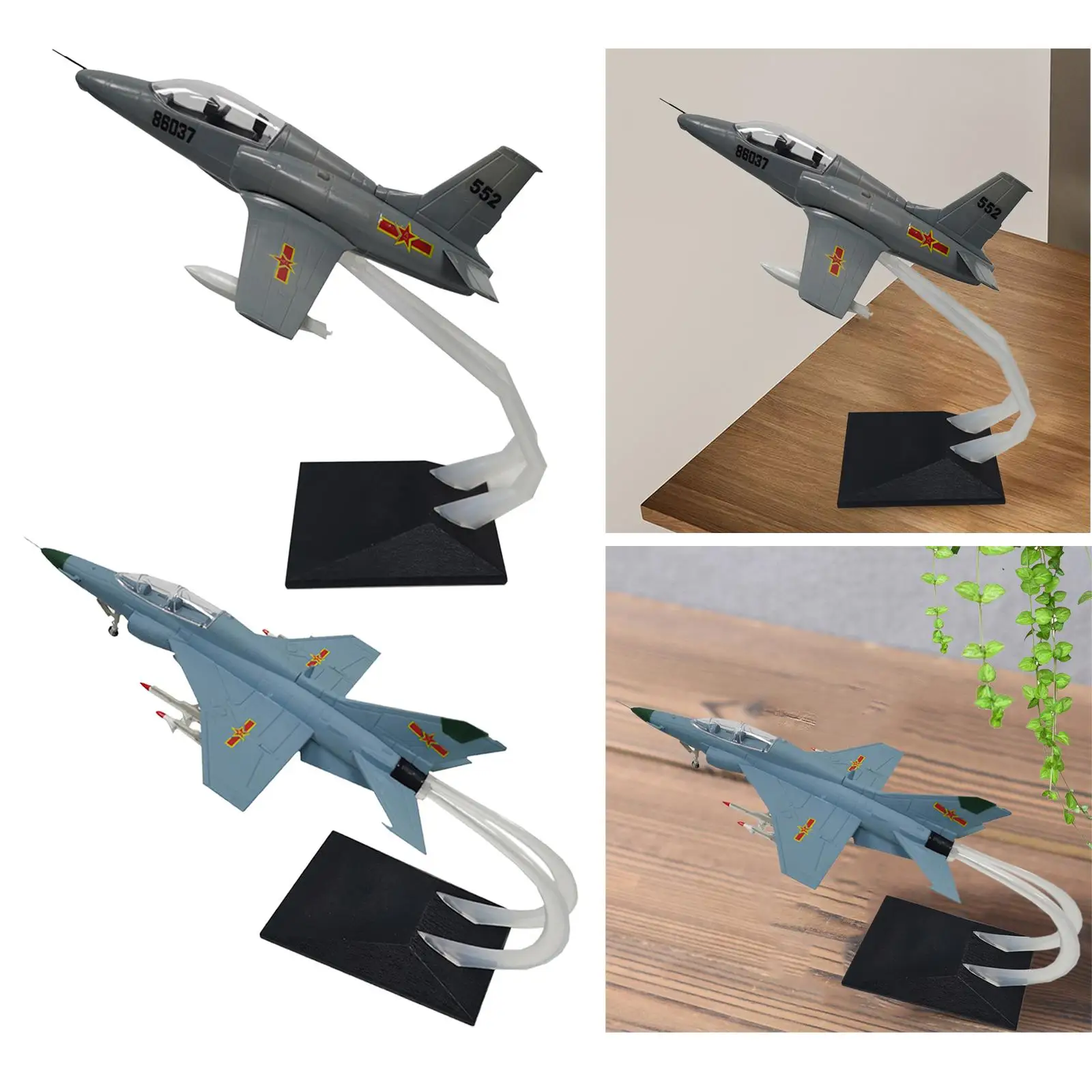 1:48 Diecast Model Planes Aviation Commemorate Collection Fighter Jet Model for Cabinet Bedroom Bookshelf Office Countertop