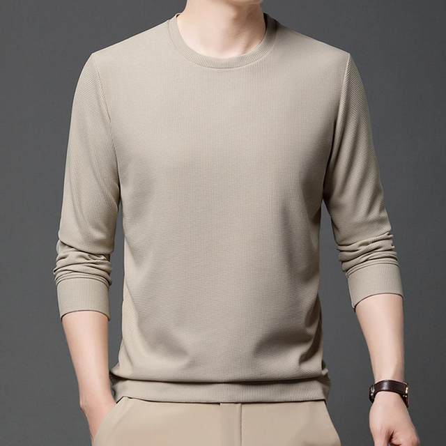 Autumn Winter T Shirt Men Oversized Casual T-Shirts Long