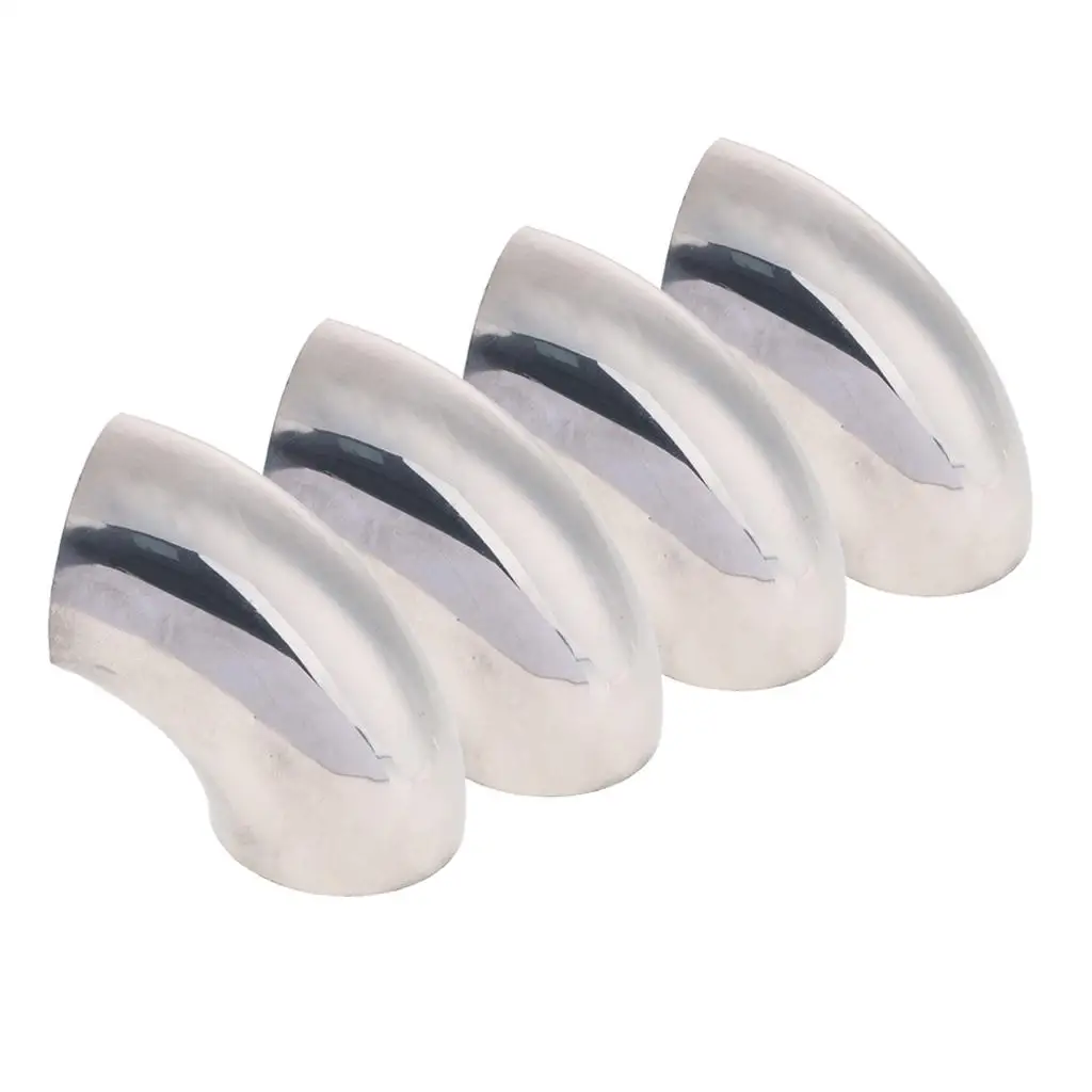4Pcs Car Auto 201 Stainless Steel 2.5