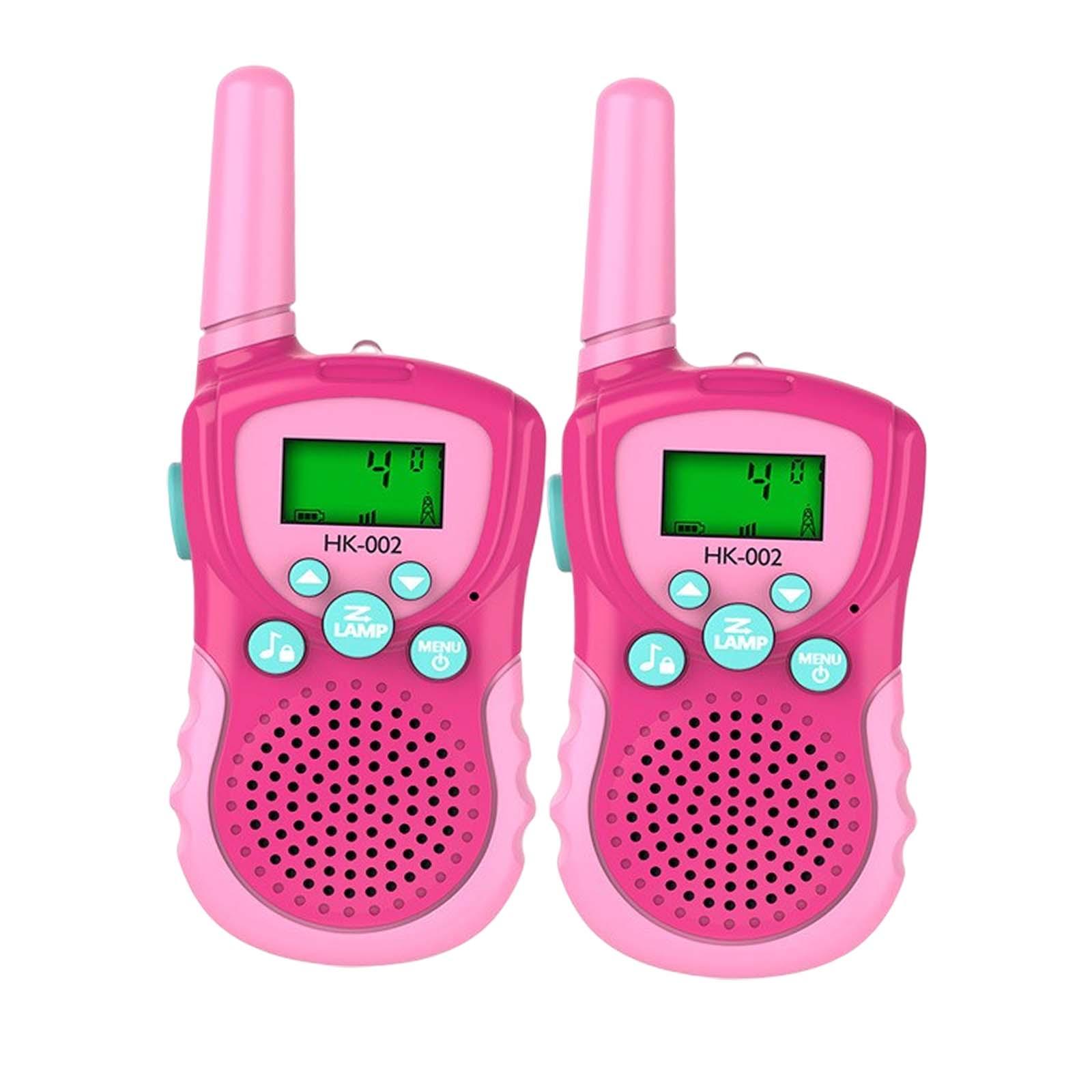 2x Children Walkie Talkie Outdoor Toy for 3-12 Years Old Boys Girls Camping