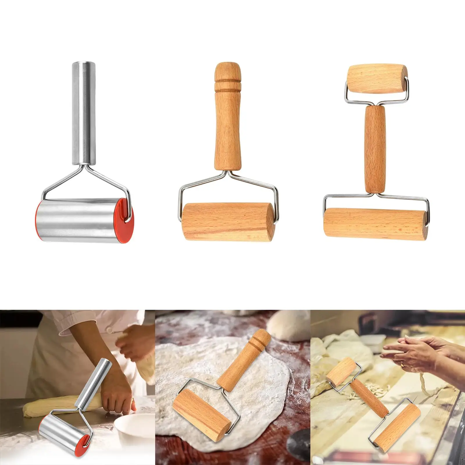 Household Rolling Pin Multipurpose Bakery Kitchen Tool Baking