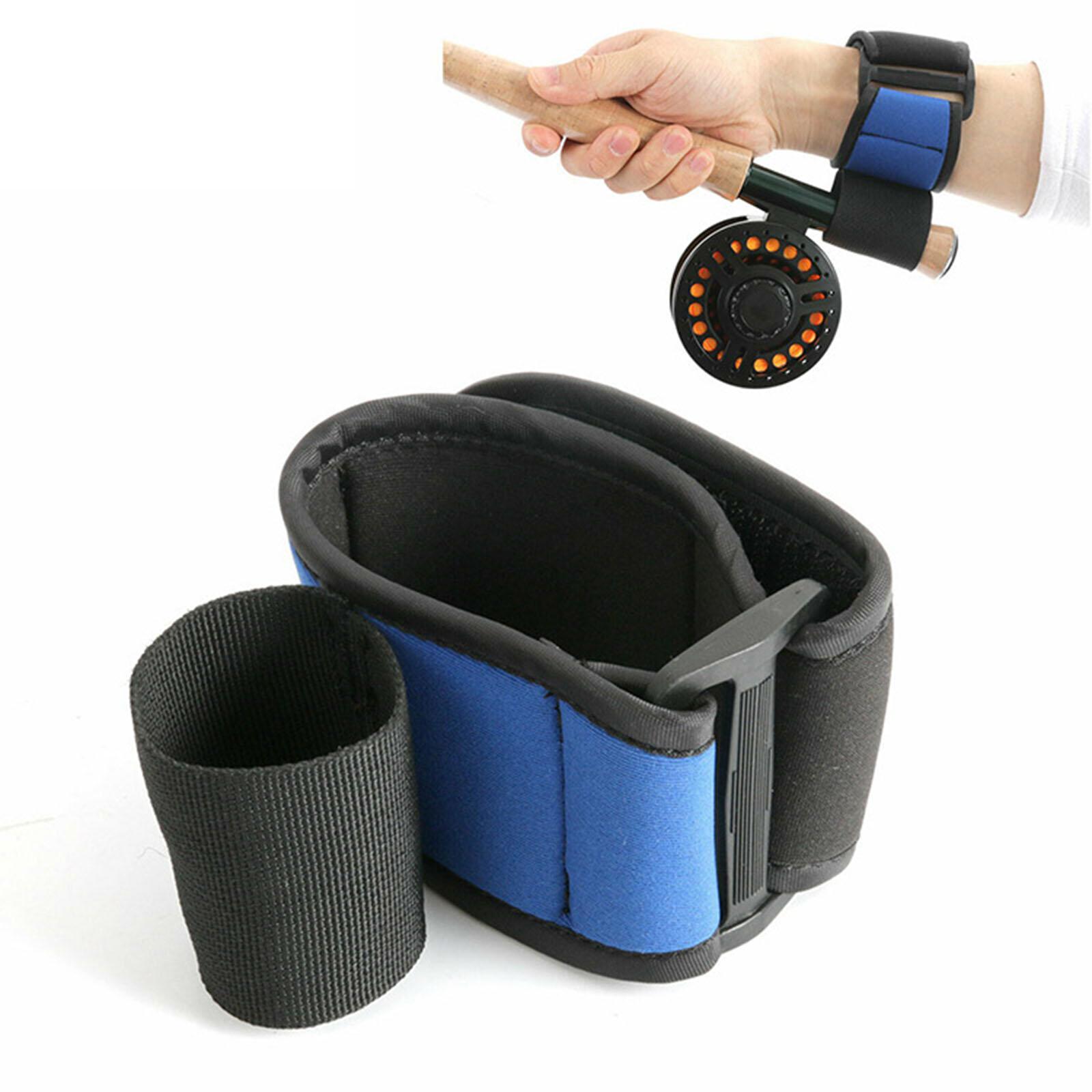 1Pcs Casting Aid Wrist Support Neoprene Soft Brace Comfortable Universal Fly Rod Holder Belt for Outdoor Safety Pesca Tackle