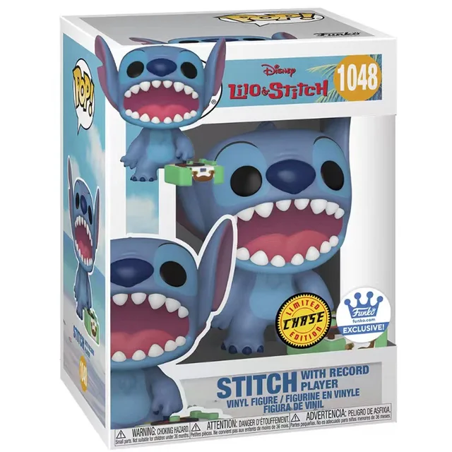 Record Player Stitch Chase Funko Pop!  Funko pop toy story, Pop stitch,  Kids birthday gifts