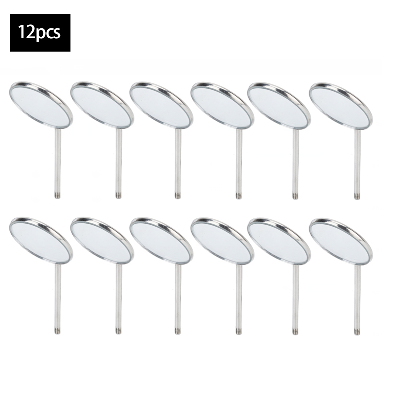 Best of 12Pcs / set Dental Mouth Mirror Reflector Dentist Equipment Stainless Steel Dental Mouth Mirror Oral Care Tool Set Kit Reviews & Tips