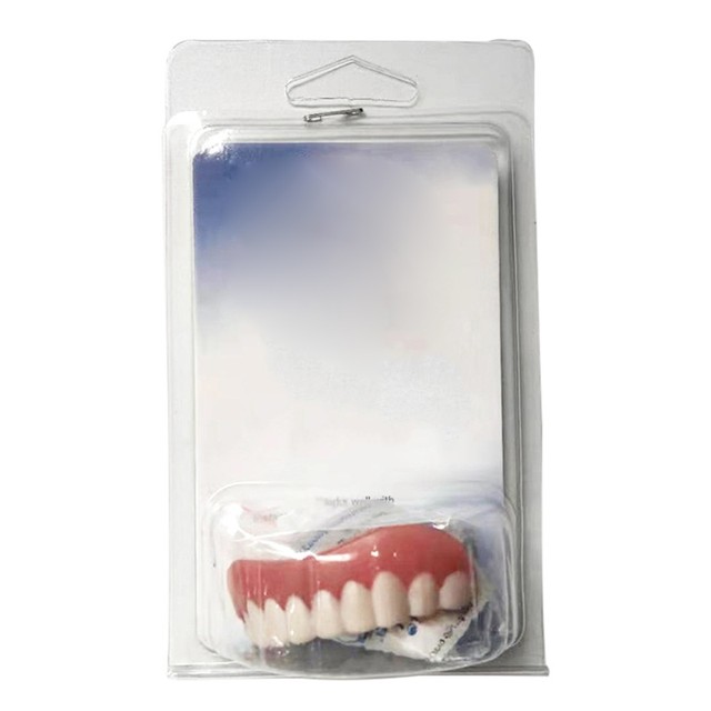 Dientes postizos de chapa de silicona, carillas superiores e inferiores,  dientes falsos temporales, dientes cosméticos, cubierta de dientes falsos,  1 Juego - AliExpress