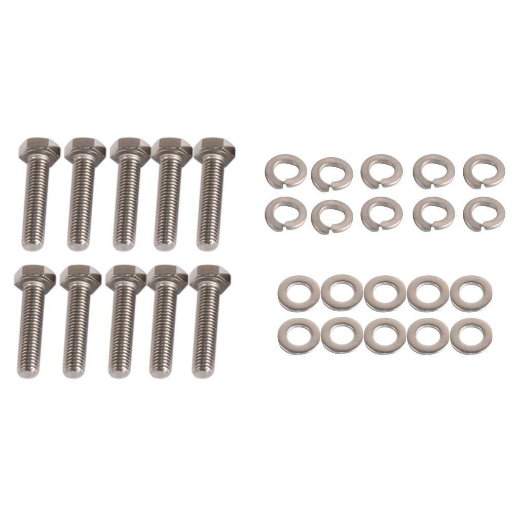 EXHAUST MANIFOLD BOLTS STAINLESS STEEL BOLT KIT BOLTS FOR  6.8L