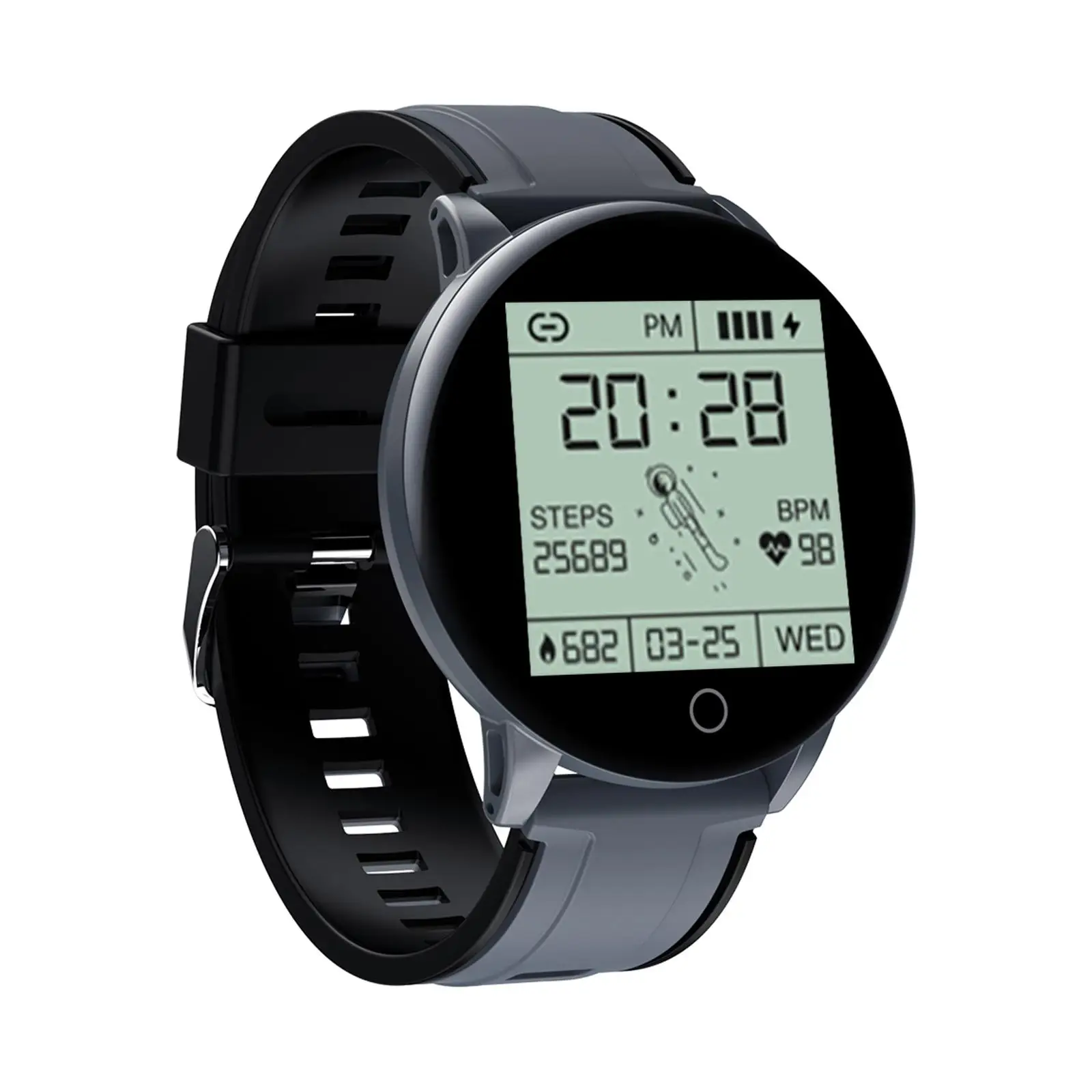 Smart Watch Bluetooth Blood Pressure Monitor for IP65 Waterproof Fitness