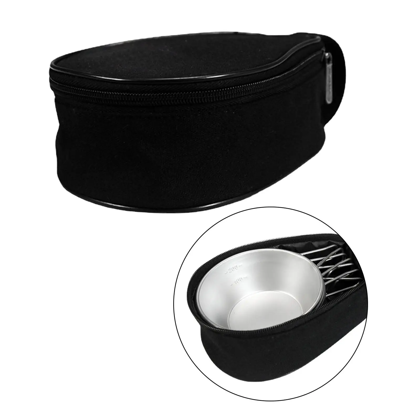 Utensil Bowl Organizer Pouch Flatware Organizer Multifunctional Waterproof Dinnerware Cutlery for Backpacking Outdoor Beach BBQ