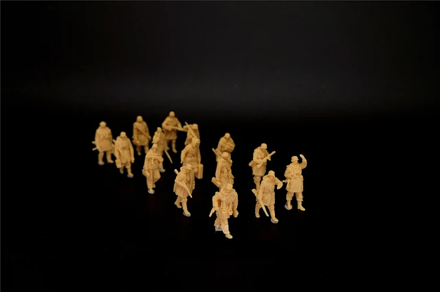 Exército alemão Inverno Marching Postura, Soldado Miniatura, 15 Pessoa  Genoma, 1/72 - AliExpress