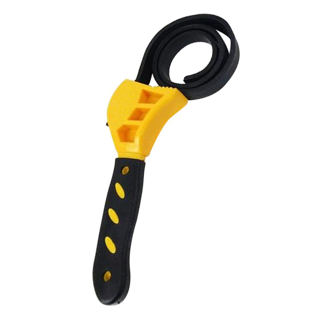 Small, Large Belt Wrench Strap Spanner Car Engine Repair Tool Durable Rubber Belt Length 500mm (9'') or 580mm (22.83'')