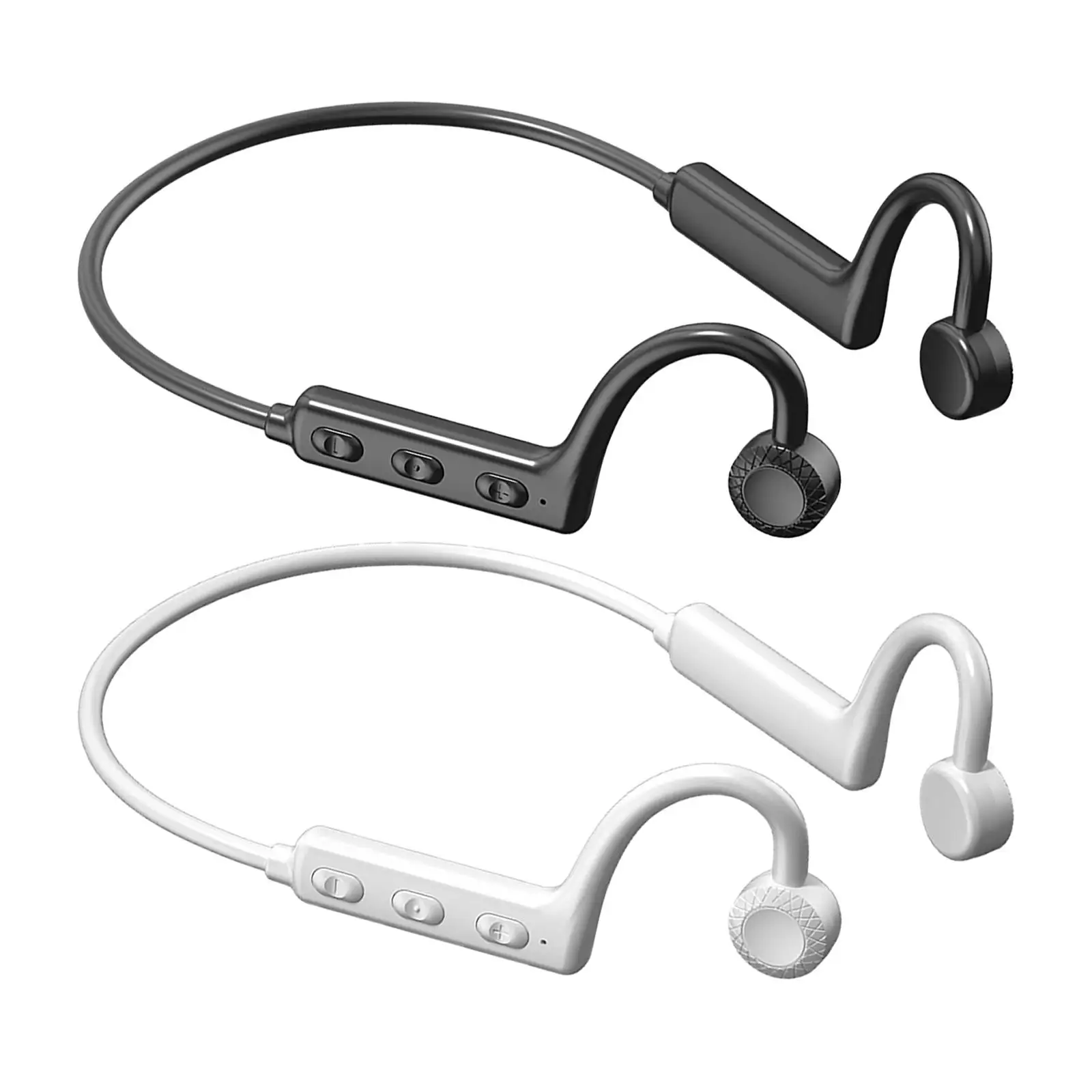 Bone Conduction Headphones, 360 Foldable Running Stereo Answer Phone Call Sweatproof Earphones 8H Music Fitness Meeting Drivers