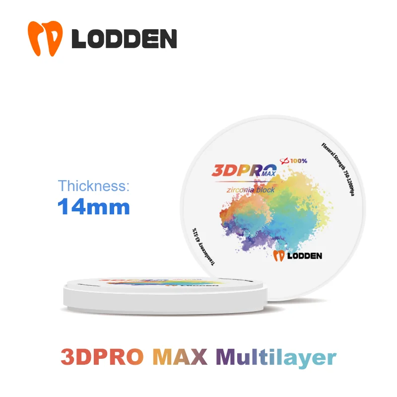 Best of Lodden Dental Material Zirconia Multilayer Block 98*14mm 3D PRO MAX Multilayer Zirconia Disc Cad Cam Open System Dental Lab Use Reviews & Tips