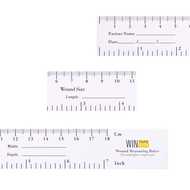 Edtape 24Inch/60CM Paper Tape Measure, Disposable Wound Measuring  Rulers，Educare Measuring Tape, Wound Measurement Tools, Medical Measurement