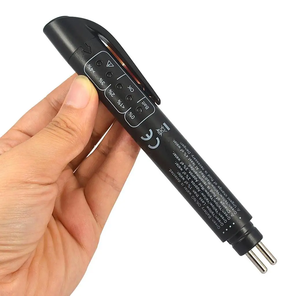 Car Vehicle Brake Fluid Oil Liquid Tester Pen LED Testing Check Pen Tool
