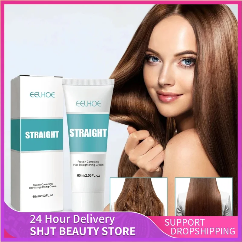 Best of 60ML Keratin Hair Straightening Cream Professional Damaged Treatment Faster Smoothing Curly Hair Care Protein Correction Cream Reviews & Tips