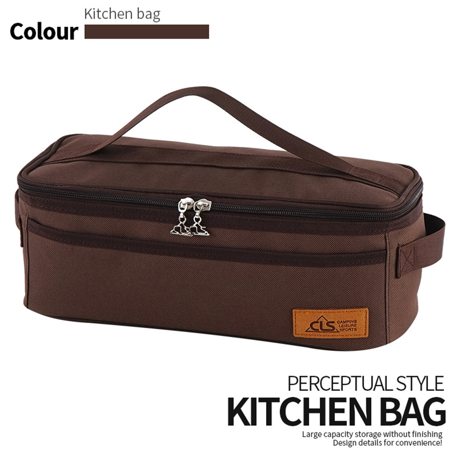 Description Picture 2 of item1PC Outdoor Portable Camping Cooker Storage Bag Camping Supplies Kitchen Cookware Storage Tools Picnic Bags