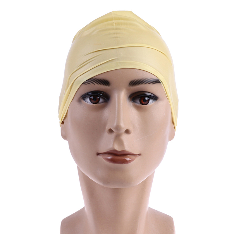 Description Picture 3 of itemFake Latex Flesh Skin Unisex Bald Head Wig Cap Rubber Skinhead Costume Prank
