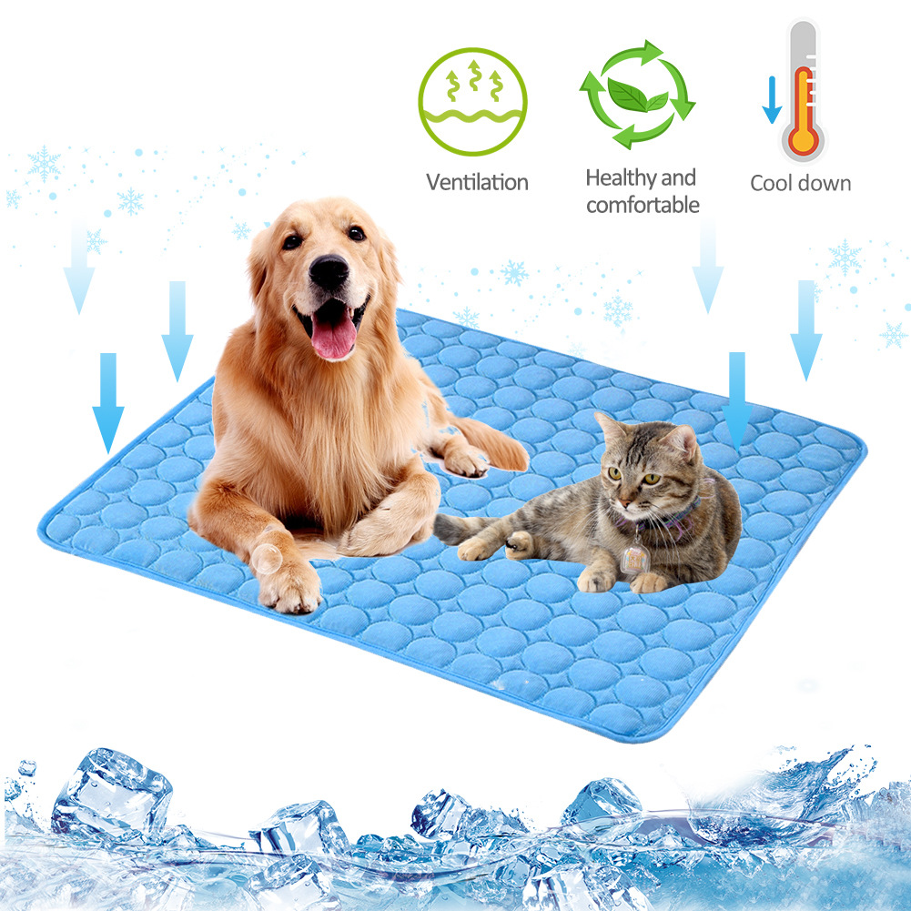 Title 2, Summer Pet Cat and Dog Cool Pad Ice Cold Feelin...