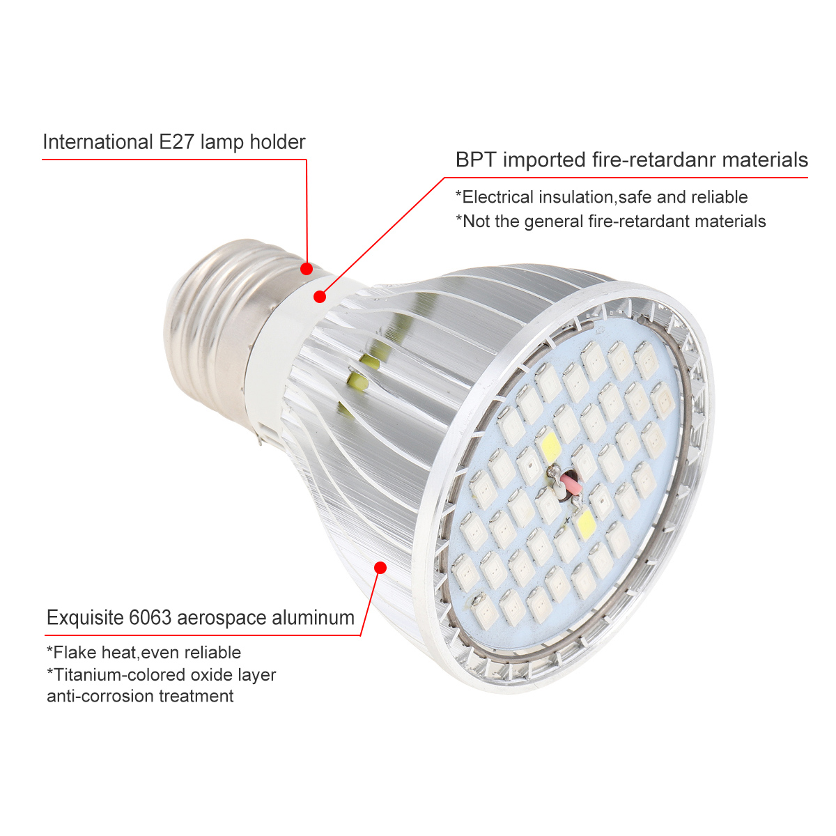 luzes lâmpada lâmpadas hidropônicas de vegetais smd