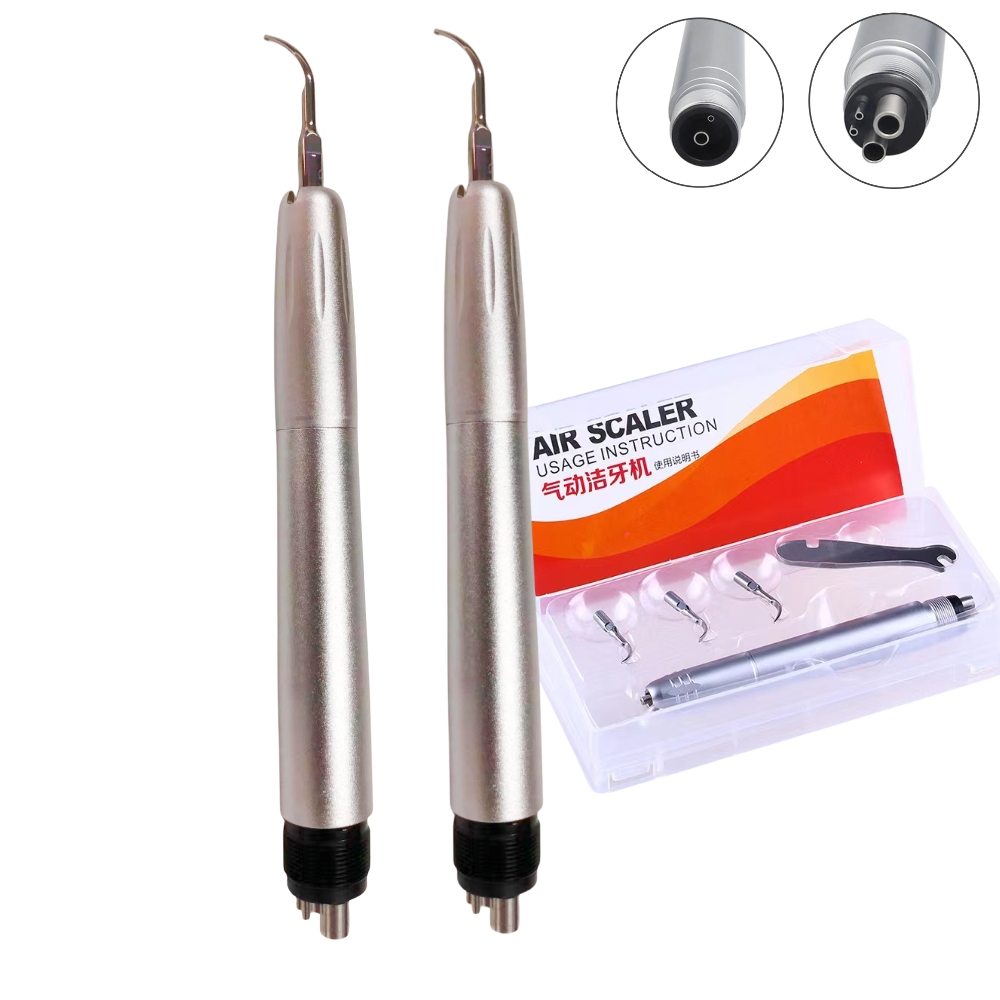 Best of 2 / 4 Holes Dental Ultrasonic Air Scaler Handpiece With 3 Tips Dentistry Teeth Whitening Cleaner Dentist Lab Clinic Teeth Cleaning Reviews & Tips