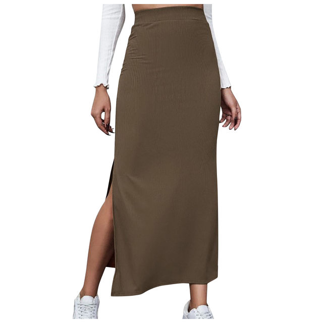 2022 New High Waist Skirt For Women Sexy Long Skirts Female