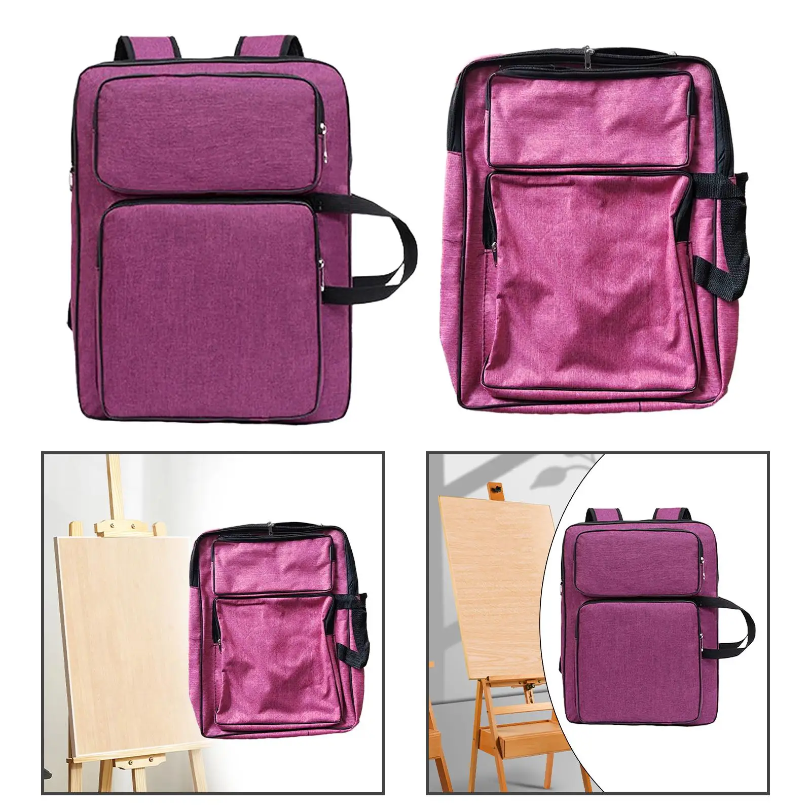 A3 Art Portfolio Case for Supplies Drawing Board Bag Artwork Portable with