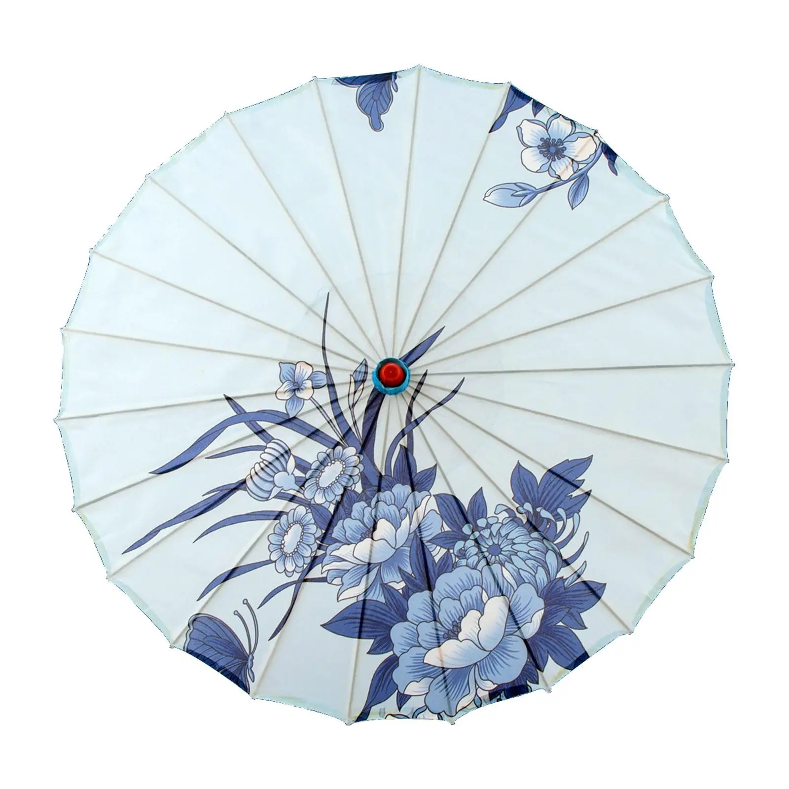 Chinese Oiled Paper Umbrella Rainproof Sunshade Ancient Dance Umbrella for Costumes Cosplay Photography Events Music Festivals