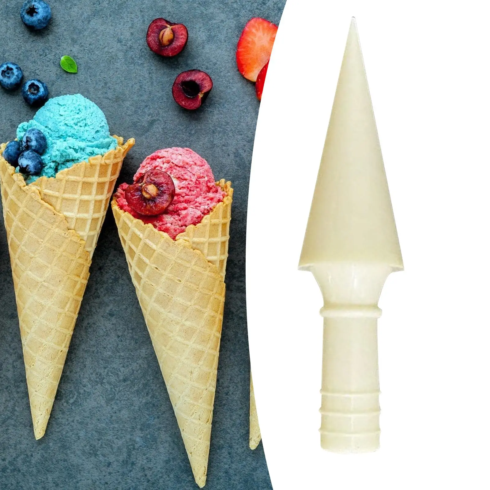 Ice Cream Cone Maker Lightweight Baking Decorating Tools Homemade DIY Tool Kitchen Tool Waffle Cone Roller Pizzelle Roller