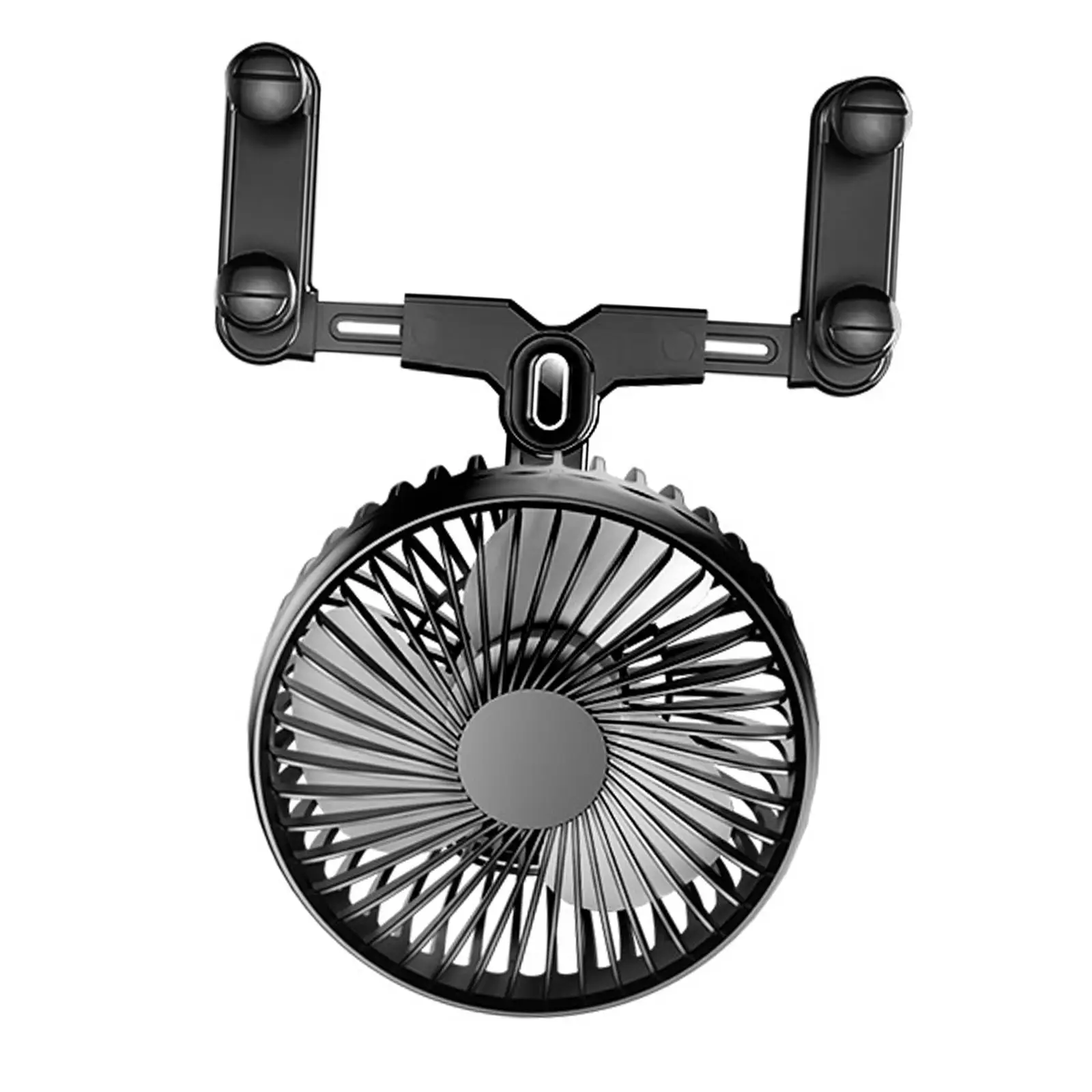Car Fan Adjustable Summer SUV Easy to Install Fitments USB Fan Durable Vehicle RV Truck Low Noise 3 Speeds Air Circulation Fan
