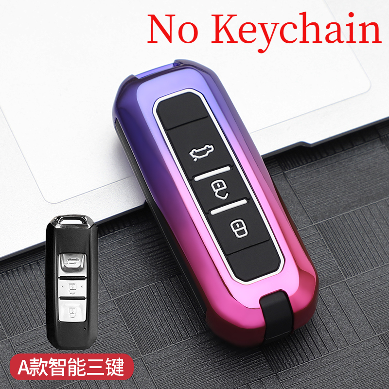 Alloy silica Gel Car Key Case Cover for Baojun 510 730 360 560 RS-5 530 630 for Wuling Hongguang S Auto Holder Shell Accessories - S2f082da5178c4a3397f3576a7e7e0258j