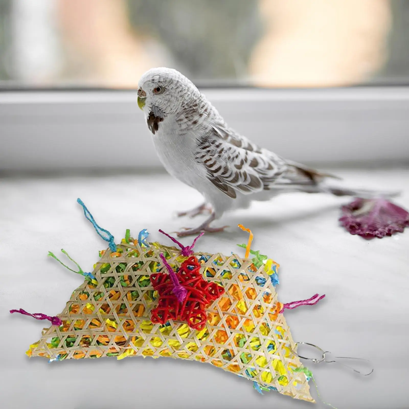 Bird Chewing Toy, Creative Climbing Parrot Toy for Cockatiels Parakeets Macaws Budgies