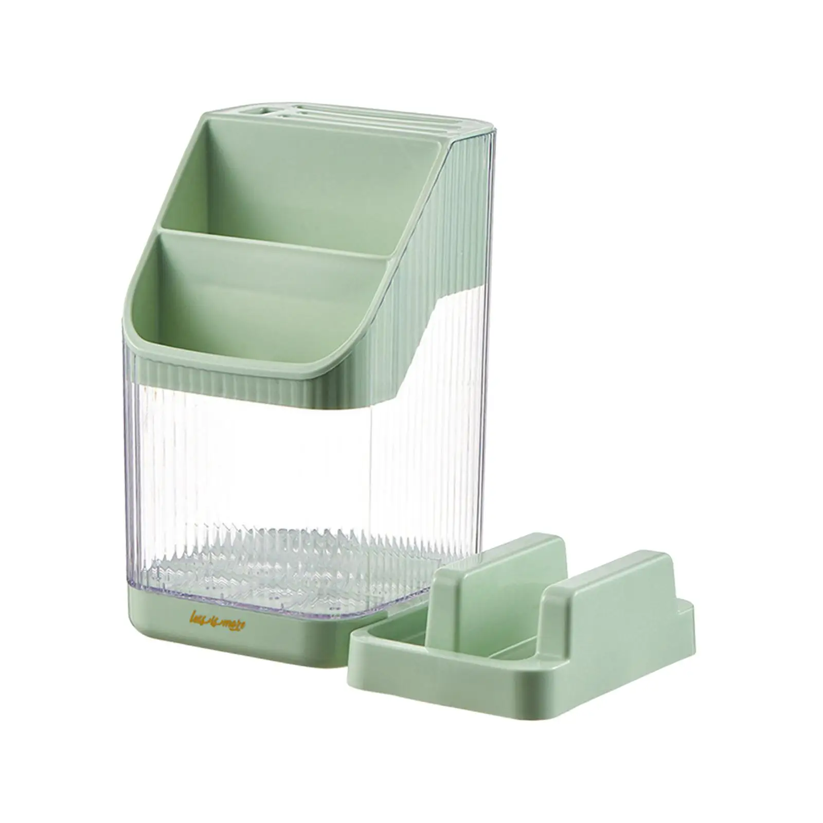 Multifunctional Kitchen Utensil Rack with Draining Tray for Cupboard Kitchen