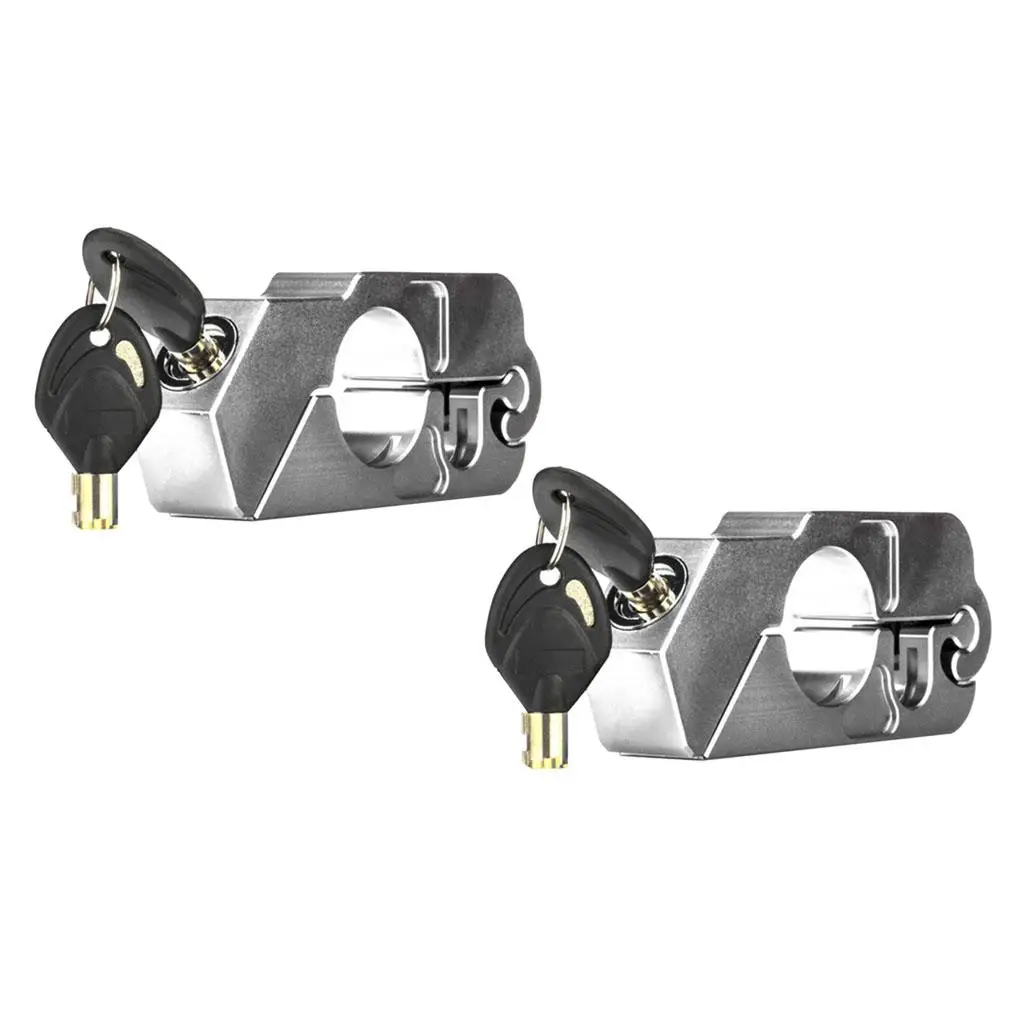 2 pieces motorcycle brake lock anti-theft device handlebar throttle lock With