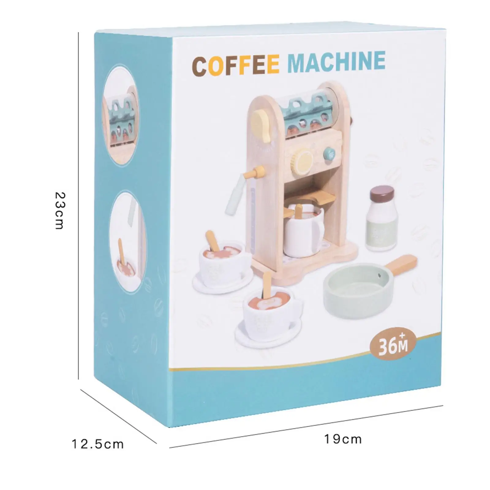 Child Coffee Maker Set Upgraded Toy Coffee Set for Children Birthday Gifts