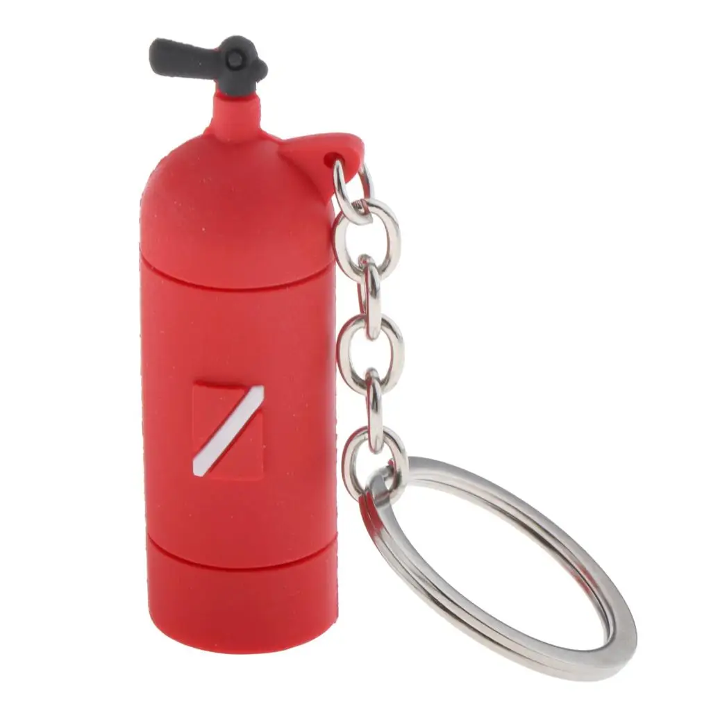 Mini Scuba Diving Tank Keychain with O-s Silicone Key  Women and Men