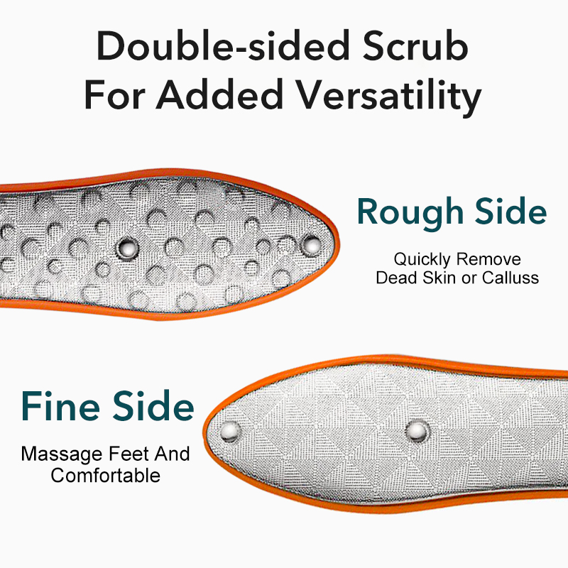 Best of 1pcs Foot Rub File Stainless Steel Double-sided Foot Rasp Heel File Hard Dead Skin Callus Remover Exfoliating Pedicure Care Tool Reviews & Tips - Image 2