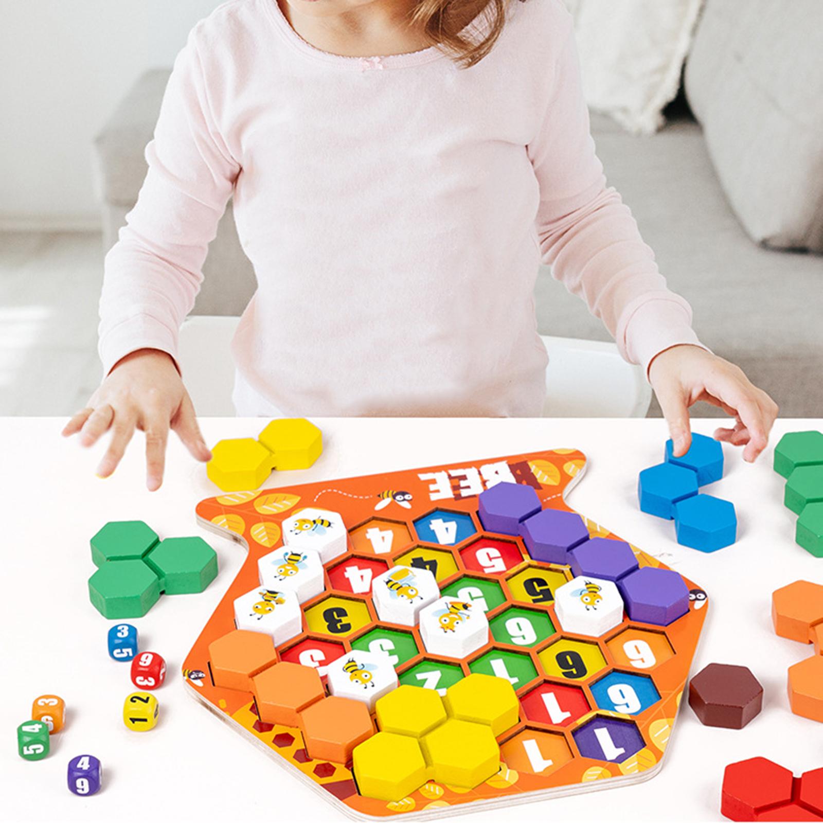 Honeycomb Puzzle with  Stacking Block for Learning Toy Challenge